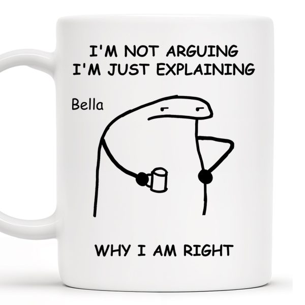 Explaining Why I Am Right Dinosaur Design - Personalized Custom Coffee Mug - COL040_MG Explaining Why I Am Right Dinosaur Design - Personalized Custom Coffee Mug - COL040_MG