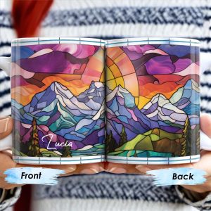 Explore Majestic Mountains Coffee Mug - Personalized Custom Coffee Mug - FAM231_MG