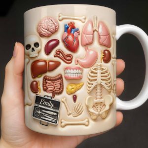 Explore The Beauty Of Anatomy With Detailed Human Organs - Personalized Custom Coffee Mug - DOC077_MG