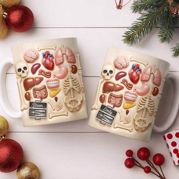 Explore The Beauty Of Anatomy With Detailed Human Organs - Personalized Custom Coffee Mug - DOC077_MG Explore The Beauty Of Anatomy With Detailed Human Organs - Personalized Custom Coffee Mug - DOC077_MG