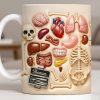 Explore The Beauty Of Anatomy With Detailed Human Organs - Personalized Custom Coffee Mug - DOC077_MG Explore The Beauty Of Anatomy With Detailed Human Organs - Personalized Custom Coffee Mug - DOC077_MG