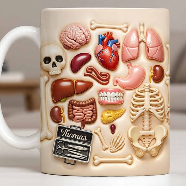 Explore The Beauty Of Anatomy With Detailed Human Organs - Personalized Custom Coffee Mug - DOC077_MG Explore The Beauty Of Anatomy With Detailed Human Organs - Personalized Custom Coffee Mug - DOC077_MG