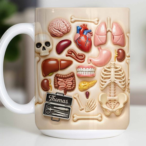 Explore The Beauty Of Anatomy With Detailed Human Organs - Personalized Custom Coffee Mug - DOC077_MG Explore The Beauty Of Anatomy With Detailed Human Organs - Personalized Custom Coffee Mug - DOC077_MG