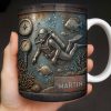 Explore The Ocean's Beauty With Steampunk Diver Art - Personalized Custom Coffee Mug - HOB039_MG Explore The Ocean's Beauty With Steampunk Diver Art - Personalized Custom Coffee Mug - HOB039_MG