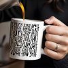 Express Yourself With Bold Text Graphics - Personalized Custom Coffee Mug - FAM363_MG Express Yourself With Bold Text Graphics - Personalized Custom Coffee Mug - FAM363_MG