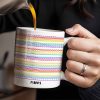 Express Yourself With Colorful Patterns - Personalized Custom Coffee Mug - CPL381_MG Express Yourself With Colorful Patterns - Personalized Custom Coffee Mug - CPL381_MG