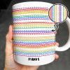 Express Yourself With Colorful Patterns - Personalized Custom Coffee Mug - CPL381_MG Express Yourself With Colorful Patterns - Personalized Custom Coffee Mug - CPL381_MG