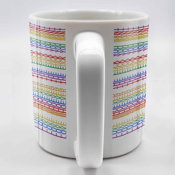 Express Yourself With Colorful Patterns - Personalized Custom Coffee Mug - CPL381_MG Express Yourself With Colorful Patterns - Personalized Custom Coffee Mug - CPL381_MG