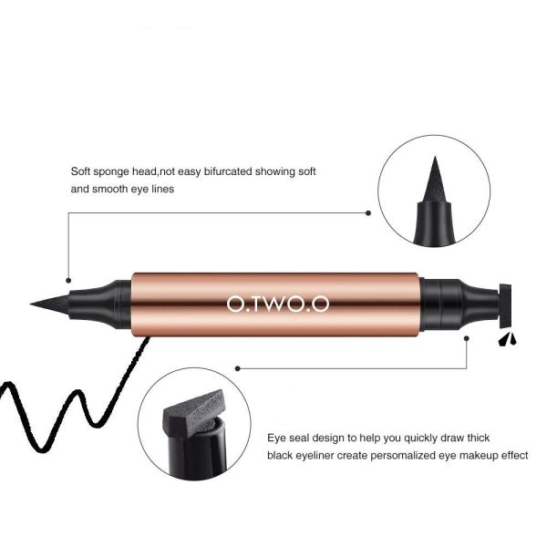 Eyeliner Stamp Black Waterproof Liquid Eyeliner Pen Eyeliner Stamp Black Waterproof Liquid Eyeliner Pen