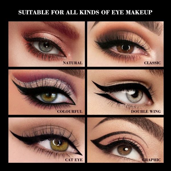 Eyeliner Stamp Black Waterproof Liquid Eyeliner Pen Eyeliner Stamp Black Waterproof Liquid Eyeliner Pen