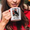 F-CAW-F Christmas Raven Personalized Mug, Holiday Crow Festive Gift with Custom Name F-CAW-F Christmas Raven Personalized Mug, Holiday Crow Festive Gift with Custom Name