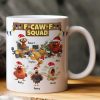 F-Caw-F Squad - Funny Exchange Gift For Coworker Team White Elephant Party - Personalized Mug F-Caw-F Squad - Funny Exchange Gift For Coworker Team White Elephant Party - Personalized Mug