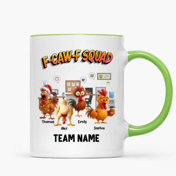 F-Caw-F Squad Funny Chicken Staff - Personalized Mug - Funny Gift For Coworkers, Colleagues F-Caw-F Squad Funny Chicken Staff - Personalized Mug - Funny Gift For Coworkers, Colleagues