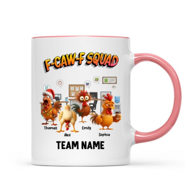 F-Caw-F Squad Funny Chicken Staff - Personalized Mug - Funny Gift For Coworkers, Colleagues F-Caw-F Squad Funny Chicken Staff - Personalized Mug - Funny Gift For Coworkers, Colleagues
