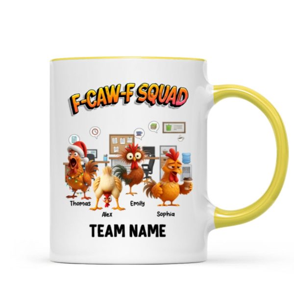 F-Caw-F Squad Funny Chicken Staff - Personalized Mug - Funny Gift For Coworkers, Colleagues F-Caw-F Squad Funny Chicken Staff - Personalized Mug - Funny Gift For Coworkers, Colleagues