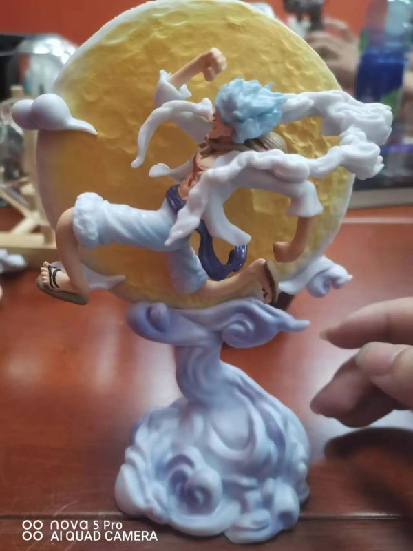Fairy Nika Monkey D Luffy Gear 5 With Moon Light Action Figure Fairy Nika Monkey D Luffy Gear 5 With Moon Light Action Figure