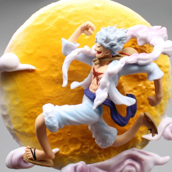 Fairy Nika Monkey D Luffy Gear 5 With Moon Light Action Figure Fairy Nika Monkey D Luffy Gear 5 With Moon Light Action Figure