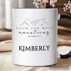 Faith Can Move Mountains Matthew 1720 Christian Personalized Mug, Minimalist Mountain Religious Gift with Custom Name Faith Can Move Mountains Matthew 1720 Christian Personalized Mug, Minimalist Mountain Religious Gift with Custom Name