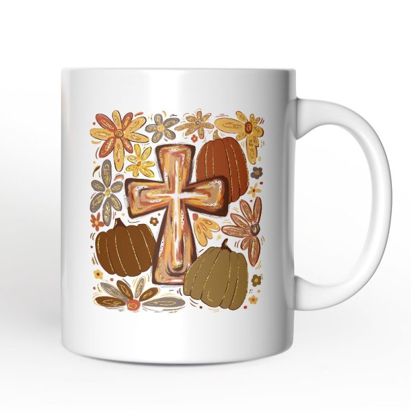 Fall Blessings Personalized Mug, Autumn Christian Faith Gift with Custom Name Fall Blessings Personalized Mug, Autumn Christian Faith Gift with Custom Name