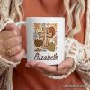 Fall Blessings Personalized Mug, Autumn Christian Faith Gift with Custom Name Fall Blessings Personalized Mug, Autumn Christian Faith Gift with Custom Name
