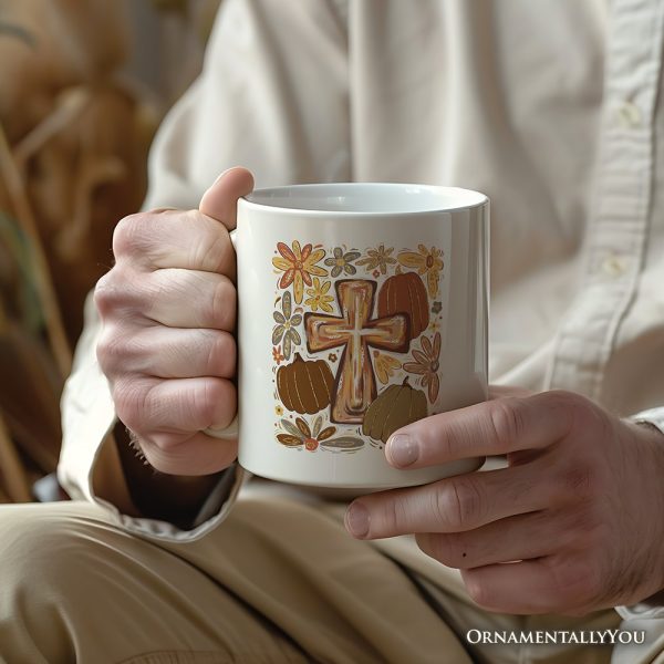 Fall Blessings Personalized Mug, Autumn Christian Faith Gift with Custom Name Fall Blessings Personalized Mug, Autumn Christian Faith Gift with Custom Name