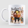 Fall Season Pretty Standing Best Friends Sisters Front Porch Personalized Mug (11oz) Fall Season Pretty Standing Best Friends Sisters Front Porch Personalized Mug (11oz)
