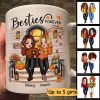 Fall Season Pretty Standing Best Friends Sisters Front Porch Personalized Mug (11oz) Fall Season Pretty Standing Best Friends Sisters Front Porch Personalized Mug (11oz)