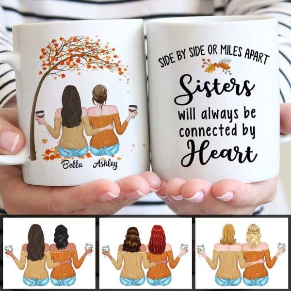 Fall Season Sisters Personalized Mug Fall Season Sisters Personalized Mug