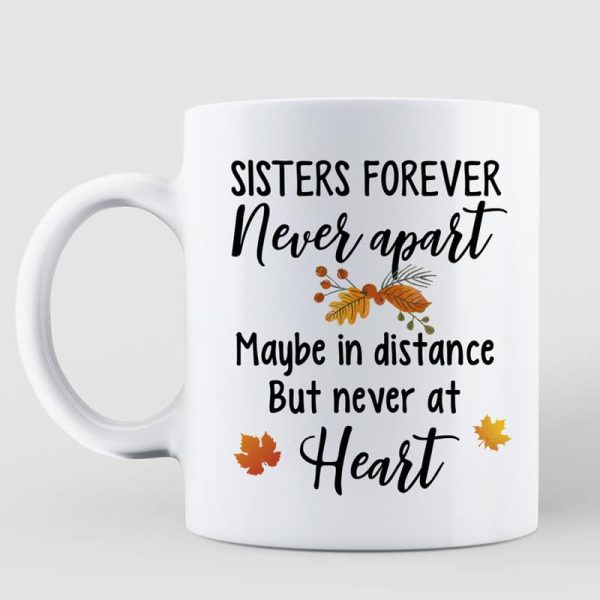 Fall Season Sisters Personalized Mug Fall Season Sisters Personalized Mug