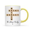 Family Crossword Puzzle Art Gift For Family Friends Personalized Mug Family Crossword Puzzle Art Gift For Family Friends Personalized Mug
