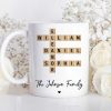 Family Crossword Puzzle Art Gift For Family Friends Personalized Mug Family Crossword Puzzle Art Gift For Family Friends Personalized Mug