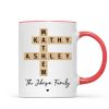 Family Crossword Puzzle Art Gift For Family Friends Personalized Mug Family Crossword Puzzle Art Gift For Family Friends Personalized Mug