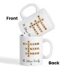 Family Crossword Puzzle Art Gift For Family Friends Personalized Mug Family Crossword Puzzle Art Gift For Family Friends Personalized Mug
