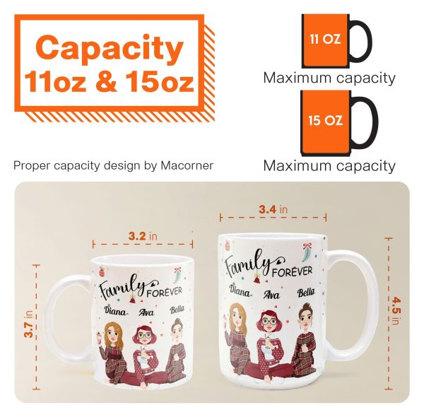 Family Is Forever - Personalized Mug Family Is Forever - Personalized Mug