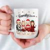 Family Makes Christmas Feel Magical - Family Personalized Custom Mug - Christmas Gift For Family Members Family Makes Christmas Feel Magical - Family Personalized Custom Mug - Christmas Gift For Family Members