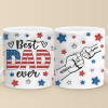 Family Means Nobody Gets Left Behind - Family Personalized Custom 3D Inflated Effect Printed Mug - Father's Day, Gift For Dad Family Means Nobody Gets Left Behind - Family Personalized Custom 3D Inflated Effect Printed Mug - Father's Day, Gift For Dad