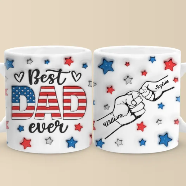 Family Means Nobody Gets Left Behind - Family Personalized Custom 3D Inflated Effect Printed Mug - Father's Day, Gift For Dad Family Means Nobody Gets Left Behind - Family Personalized Custom 3D Inflated Effect Printed Mug - Father's Day, Gift For Dad