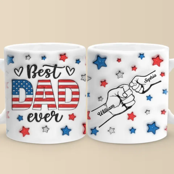 Family Means Nobody Gets Left Behind - Family Personalized Custom 3D Inflated Effect Printed Mug - Father's Day, Gift For Dad Family Means Nobody Gets Left Behind - Family Personalized Custom 3D Inflated Effect Printed Mug - Father's Day, Gift For Dad