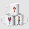 Family Members Characterized Doll Gift For Family Friends Birthday Gift Personalized Family Mug Family Members Characterized Doll Gift For Family Friends Birthday Gift Personalized Family Mug