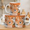Family Of Boos And Haunts - Family Personalized Custom 3D Inflated Effect Printed Mug - Halloween Gift For Family Members Family Of Boos And Haunts - Family Personalized Custom 3D Inflated Effect Printed Mug - Halloween Gift For Family Members