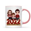 Family Sitting 2022 Christmas Personalized Mug