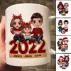 Family Sitting 2022 Christmas Personalized Mug