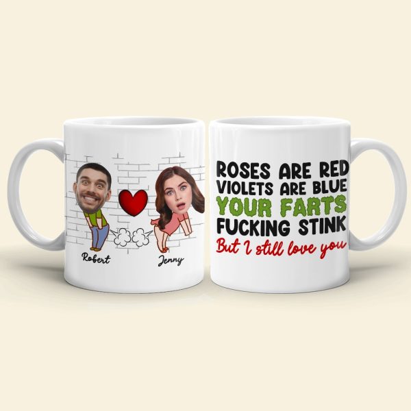 Fart Couple, Personalized Coffee Mug, Valentine Gifts, Gifts For Couples Fart Couple, Personalized Coffee Mug, Valentine Gifts, Gifts For Couples