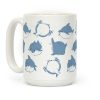 Fat Shark Pattern Coffee Mug Fat Shark Pattern Coffee Mug