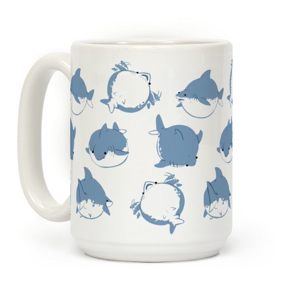 Fat Shark Pattern Coffee Mug Fat Shark Pattern Coffee Mug