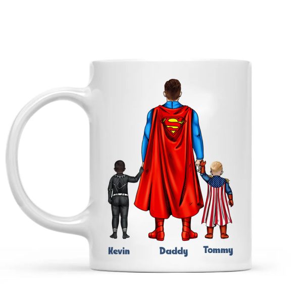 Father And Child Anyone Can Be A Father - Gift For Dad - Personalize Ceramic Mug Father And Child Anyone Can Be A Father - Gift For Dad - Personalize Ceramic Mug