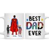 Father And Child Best Dad Ever - Gift For Dad - Personalized Ceramic Mug Father And Child Best Dad Ever - Gift For Dad - Personalized Ceramic Mug