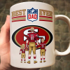 Father & Children Custom Sports Team - Personalized Mug - Gifts For American Football Lover | TM12 HN02 Father & Children Custom Sports Team - Personalized Mug - Gifts For American Football Lover | TM12 HN02