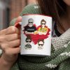 Father & Children We're Yours No Refunds - Gift For Father - Personalized Custom Accent Mug Father & Children We're Yours No Refunds - Gift For Father - Personalized Custom Accent Mug