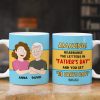 Father Day Amazing! - Personalized White Mug - Gift For Dad - Family Guys Father Day Amazing! - Personalized White Mug - Gift For Dad - Family Guys